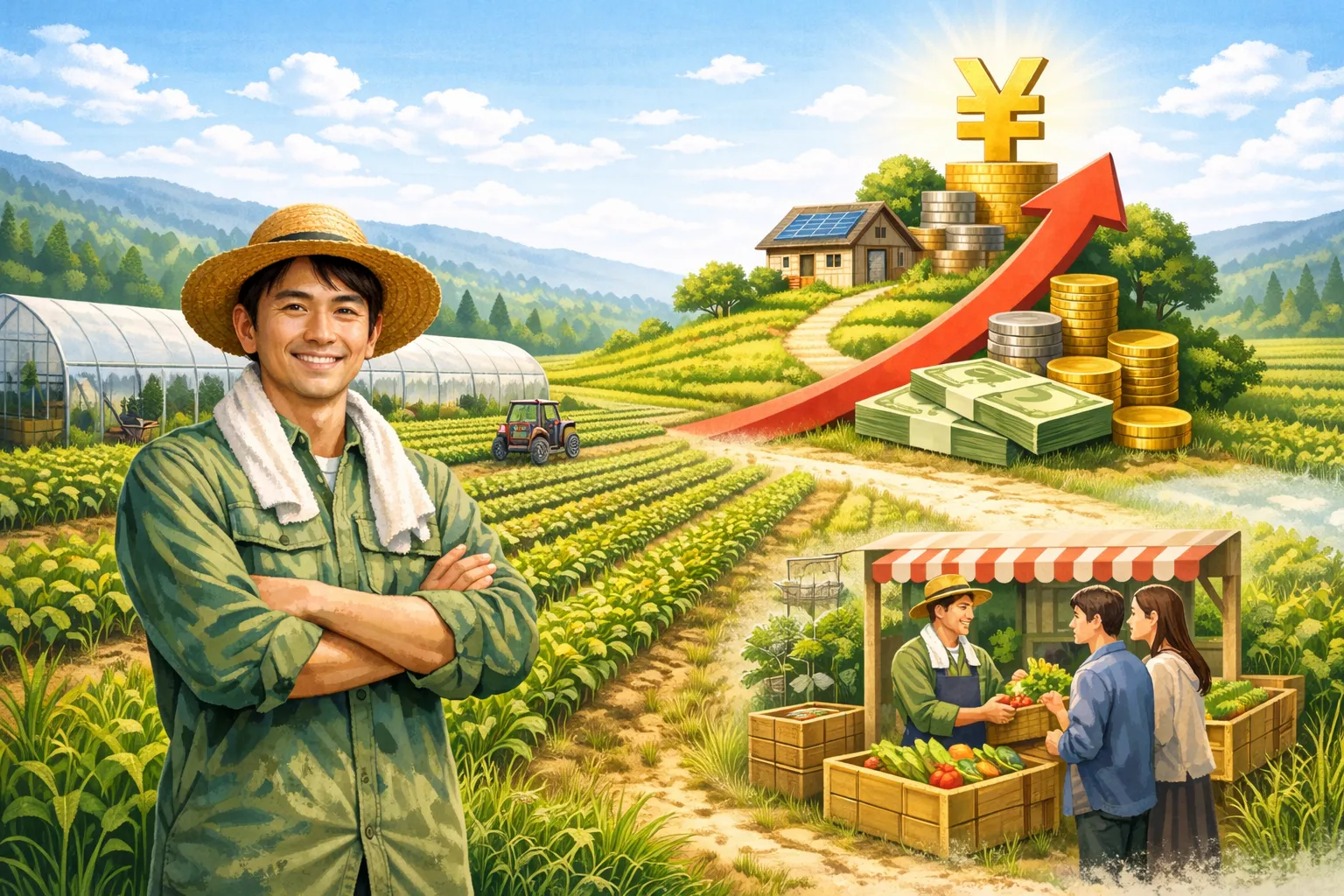 農業ビジネスで独立して安定収入を得るための成功モデルと実践ステップ