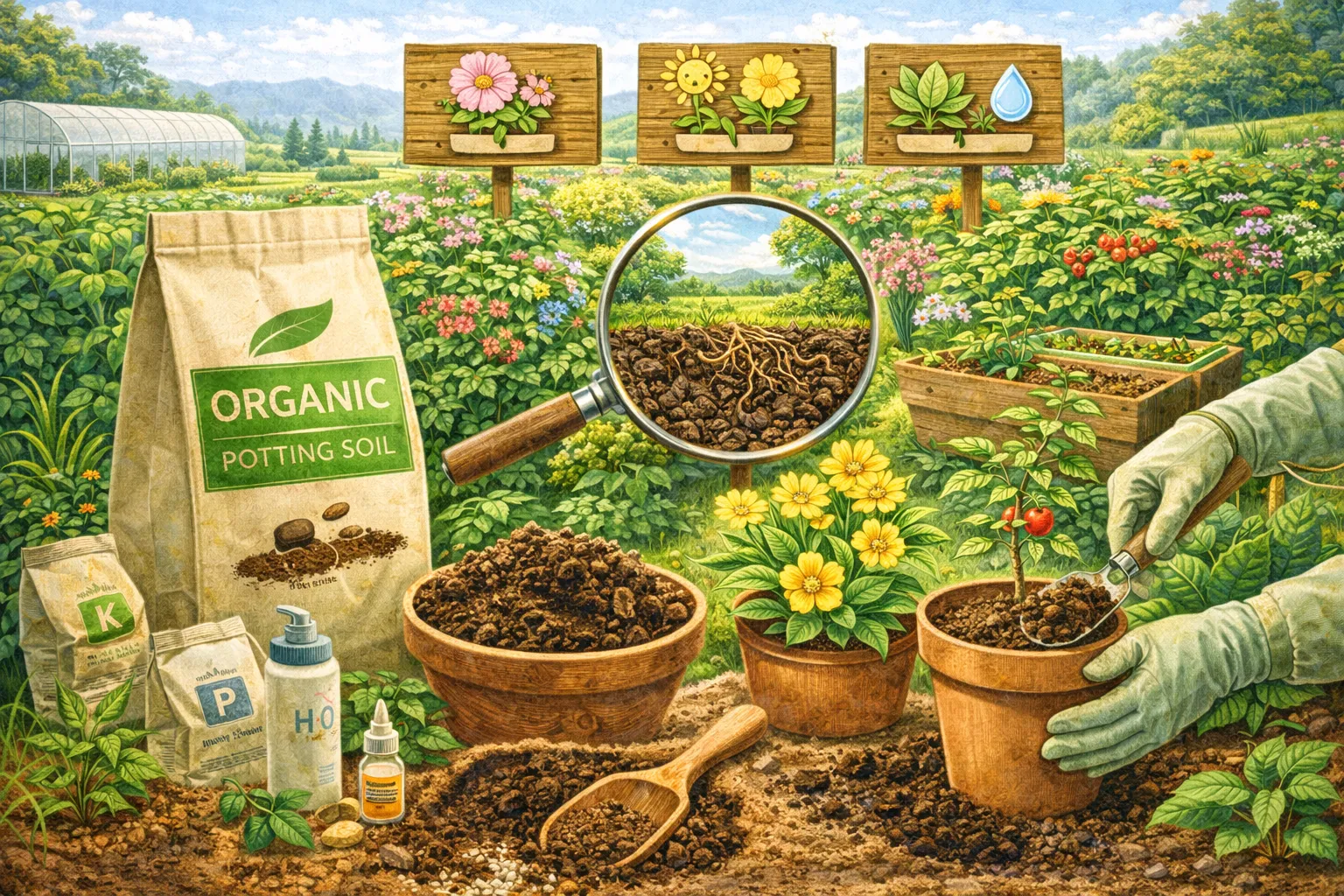 有機培養土の適用方法と植物別の選び方徹底解説