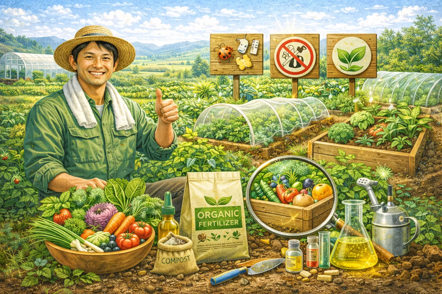 無農薬栽培で作物を安全に育てる基本と失敗しにくい家庭菜園のコツ