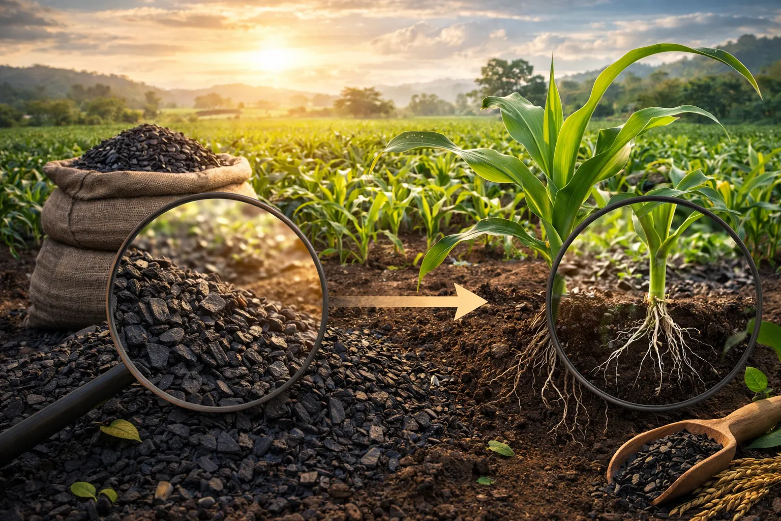 くん炭クチコミから分かる土壌中和と収量アップの実践法