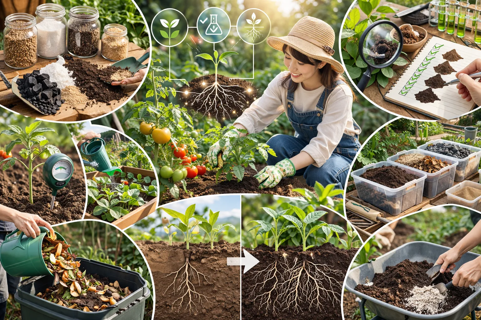 土壌改良剤で植物の生育を高める選び方と再利用テクニック