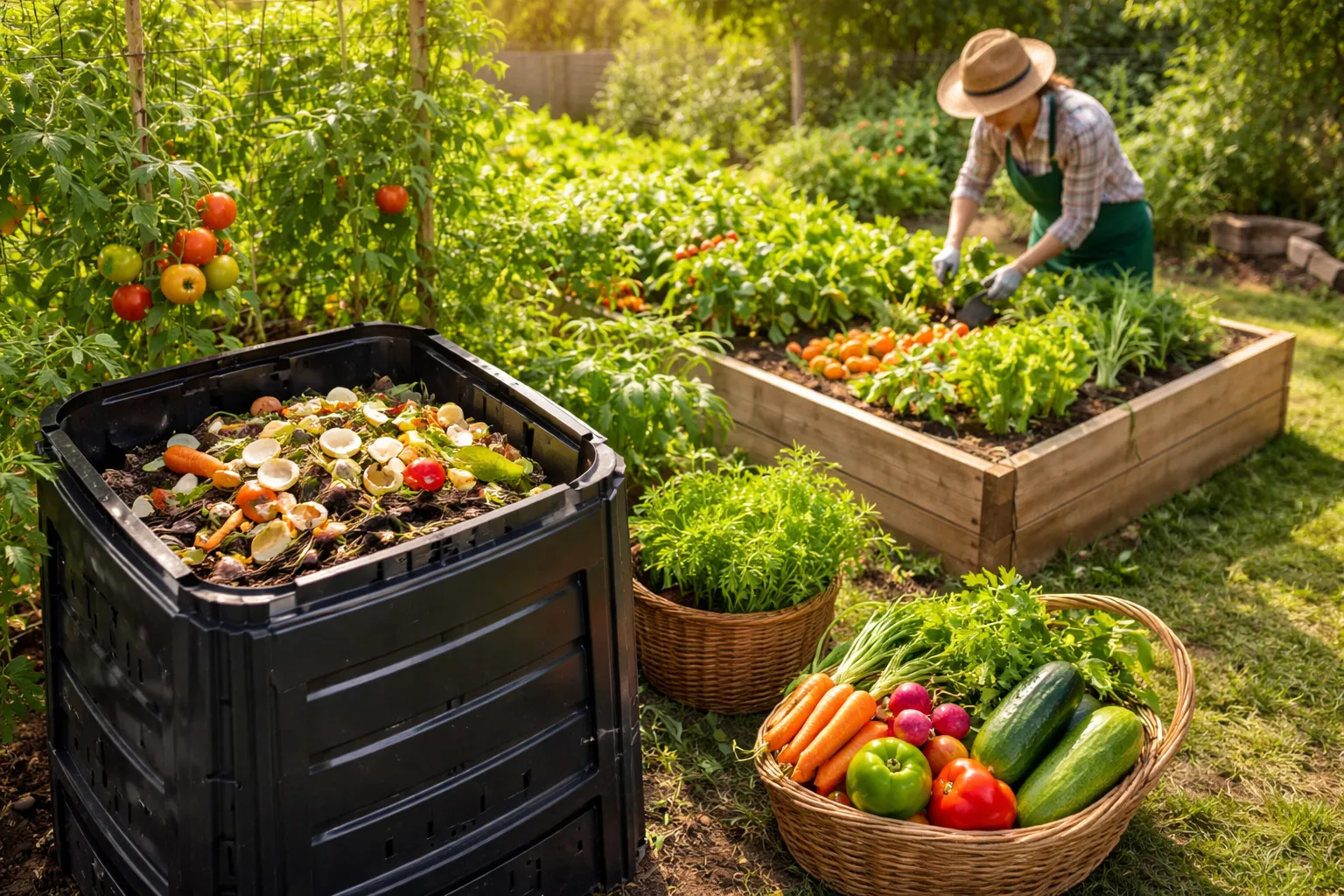 家庭菜園とコンポストで生ごみ削減安心して始められる管理と活用術