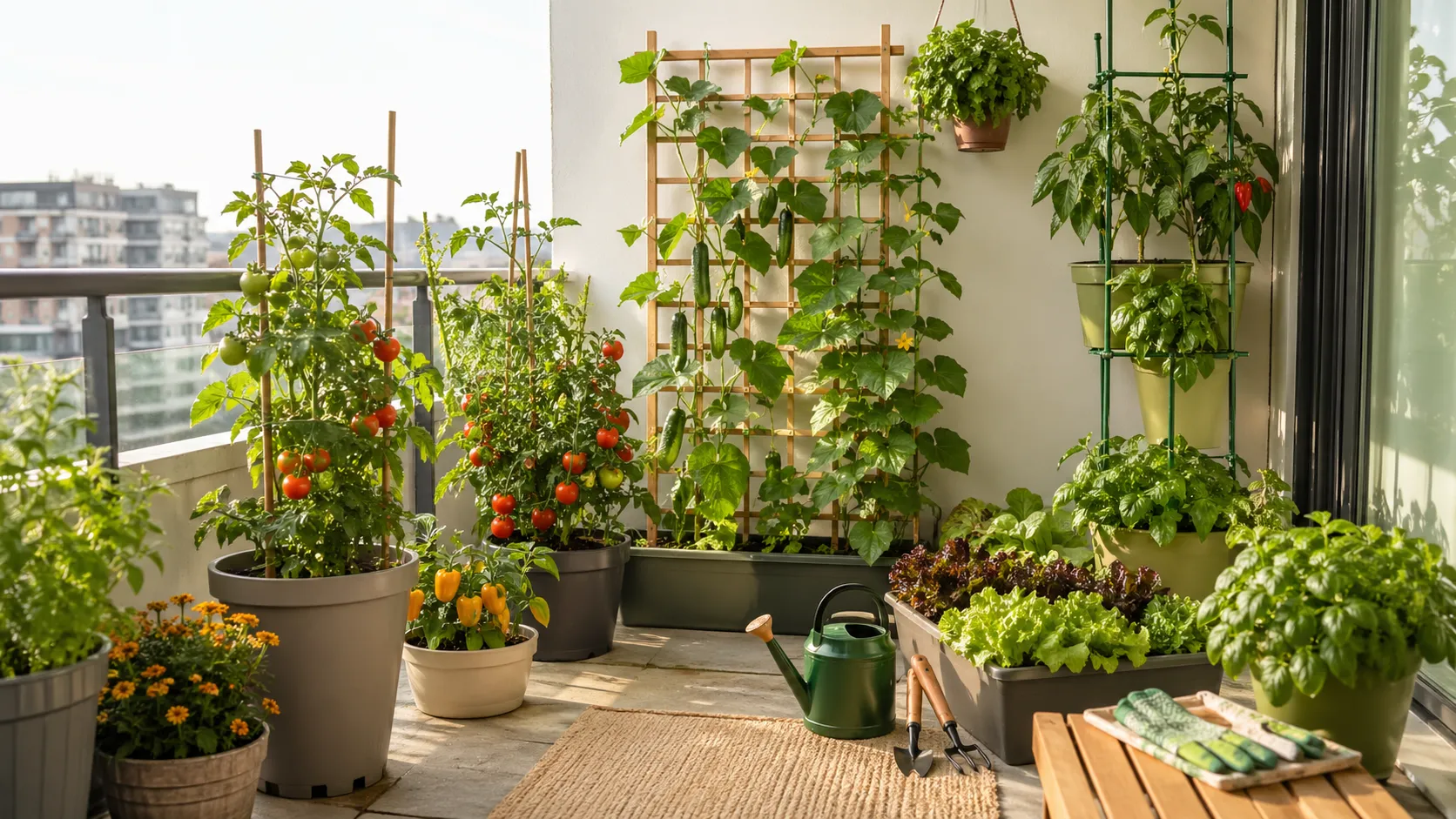 ベランダ菜園の支柱選びと省スペースで手間を減らすコツを徹底解説